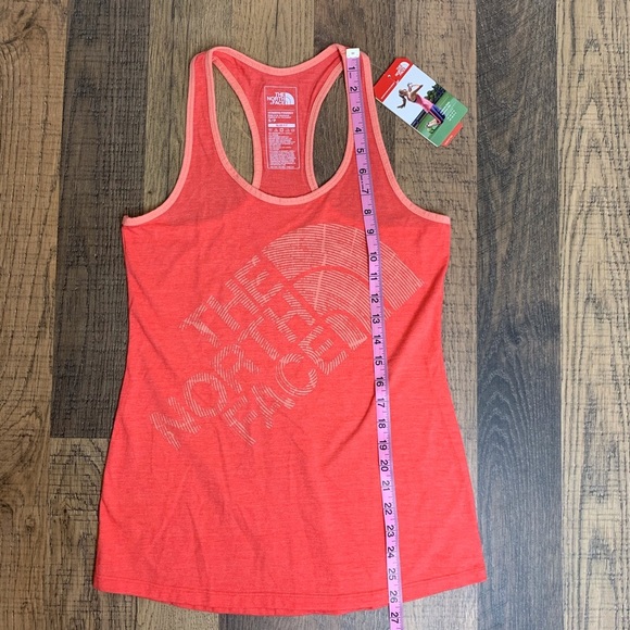 The North Face Women’s Racerback Logo Tank Top Sz Small - Picture 2 of 8